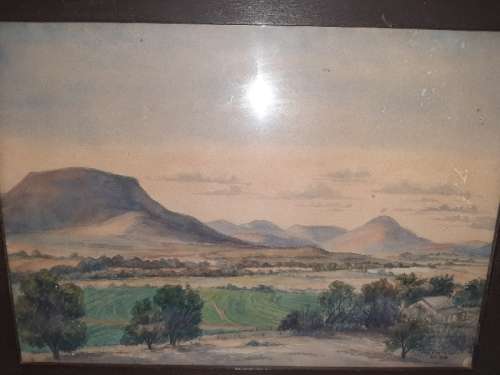 Vintage Painting - F.J. McMillan - Oct 1928