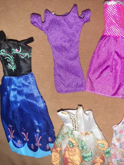 9 x Barbie Doll Dresses
