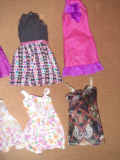 9 x Barbie Doll Dresses