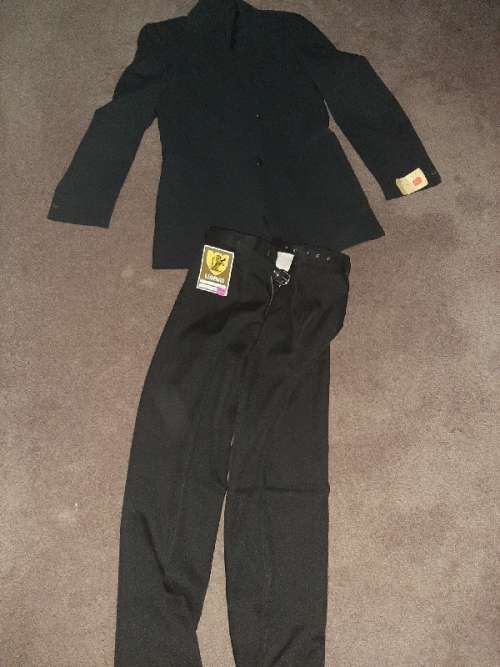 Boys Suite Jacket and Pants - Black - Size 11 Years