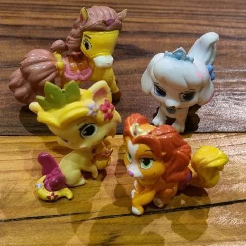 4 x Disney Princess Place Pets - 4cm