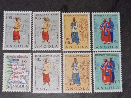 8 x Angola stamps