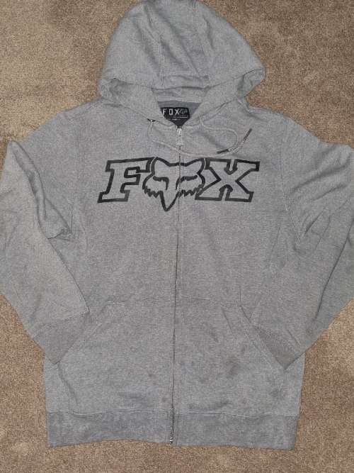 Fox Hoodie / Zip up hoodie - Size S