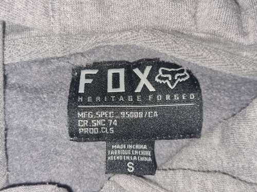Fox Hoodie / Zip up hoodie - Size S