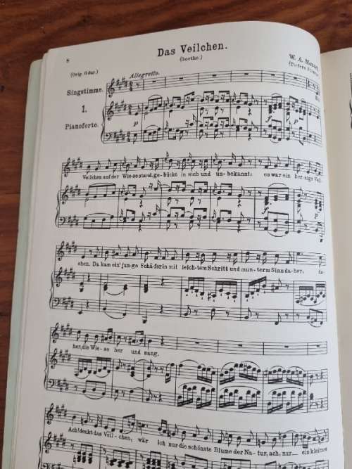 Mozart Lieder - Sheet Music