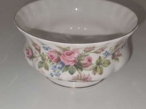 Royal Albert Moss Rose Sugar Bowl - Bone China - England