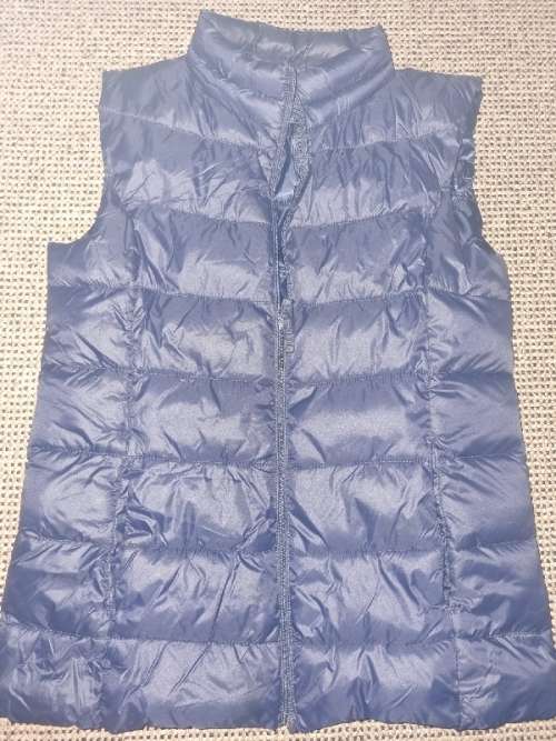 Beautiful Navy Puffy Sleeveless Jacket - 11-12 Years