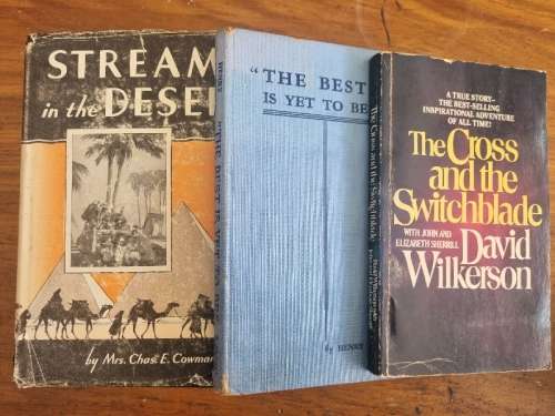 3 x Christian books, Wilkerson, Durbanville & Cowman