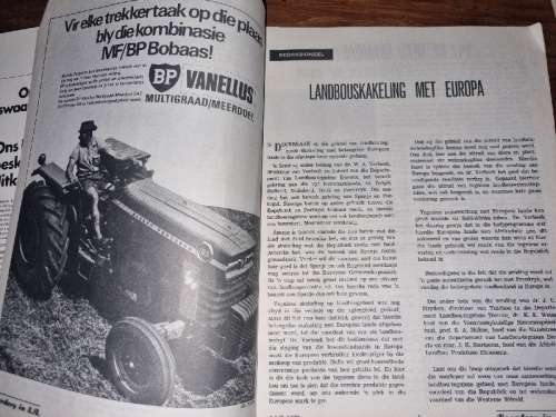 Boerdery in Suid-Afrika - Julie 1970