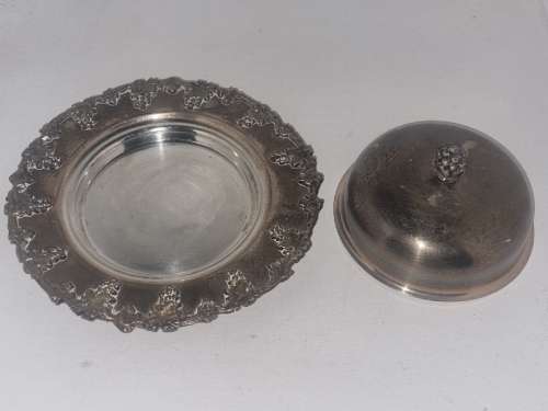 Vintage Seranco EPNS BM Mount Butter Dish