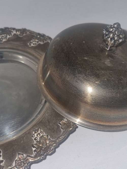Vintage Seranco EPNS BM Mount Butter Dish