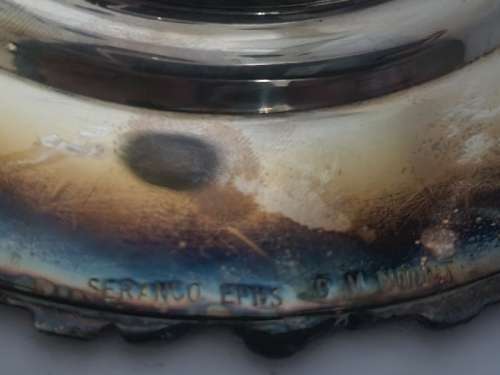 Vintage Seranco EPNS BM Mount Butter Dish