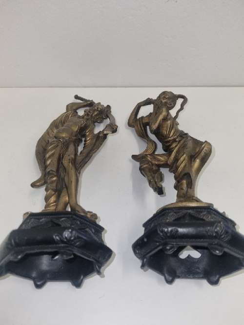 2 x Depose Italy Oriental Figurines