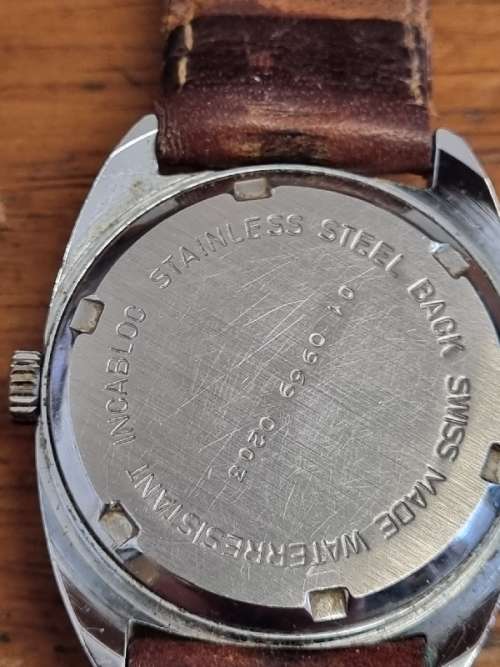Bentley 17 Jewels Incabloc Watch with Leather Strap