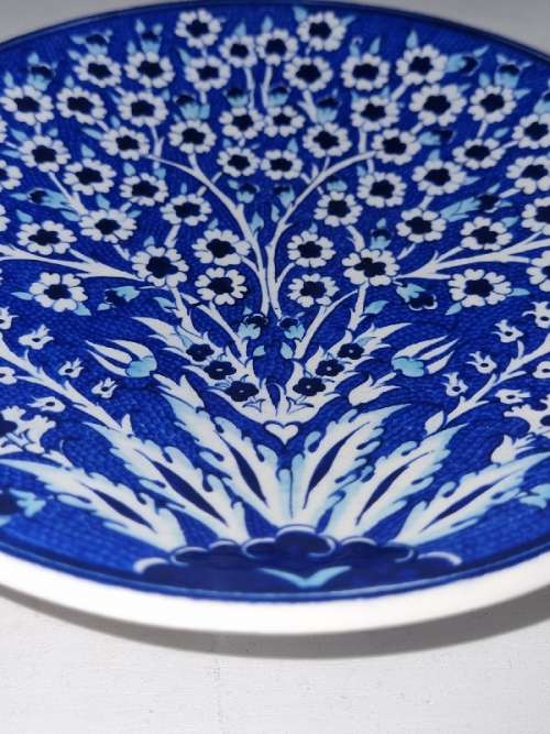 Turkye Gini Kutahya Handmade Ceramic Pottery Plate - Diameter - 18cm - Beautiful!!!