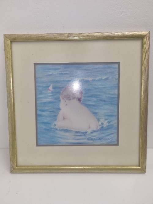 Large Ivan Anderson Print - Framed - Baby