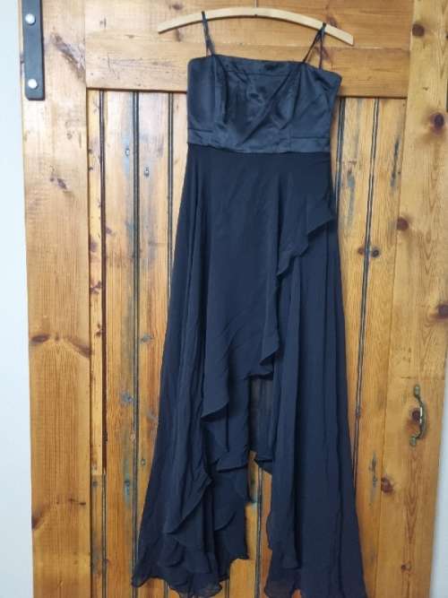 Forever New Black Evening Dress with detachable straps - Size 10 - New