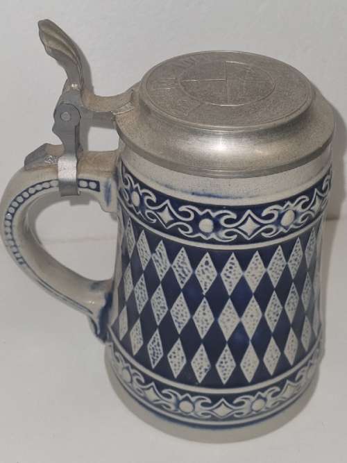 Bayern Beer Stein with BMW Logo on lid