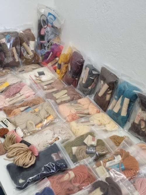 Large Lot Tapestry Wool - Pure Wool - DMC, Patons, Parley, etc.
