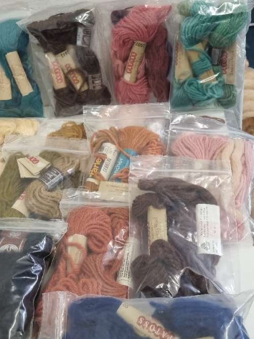 Large Lot Tapestry Wool - Pure Wool - DMC, Patons, Parley, etc.