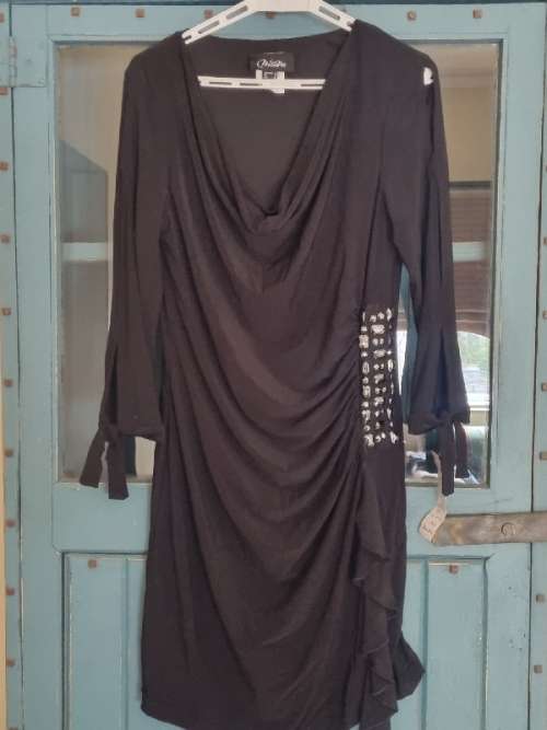 Beautiful Nueva Evening Dress - Black - Size UK12 - New