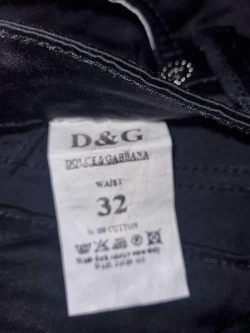 Dolce & Gabbana Black Pants - Size 32 - D&G
