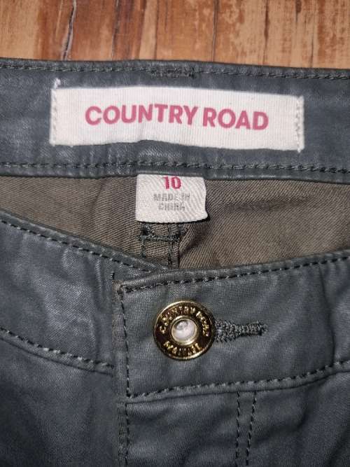 Country Road Dark Khaki Colour Pants - Size 10
