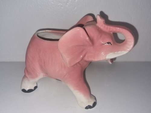 Vintage Elephant shaped vase - Elronian Ware
