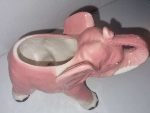Vintage Elephant shaped vase - Elronian Ware