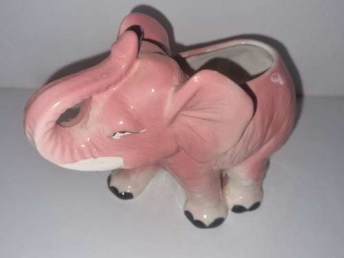 Vintage Elephant shaped vase - Elronian Ware