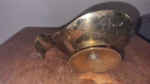 Vintage Solid Brass Candle Holder