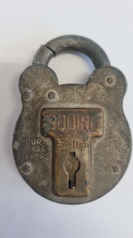Vintage Squire Old English Lock - Made in England - See pictures and description