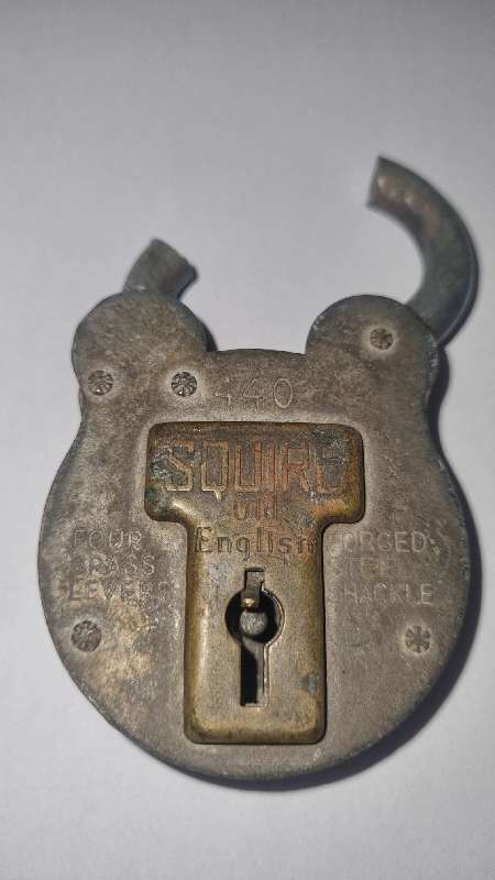 Vintage Squire Old English Lock - Made in England - See pictures and description