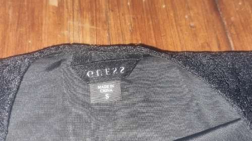 Black Guess Lace Top - Size S