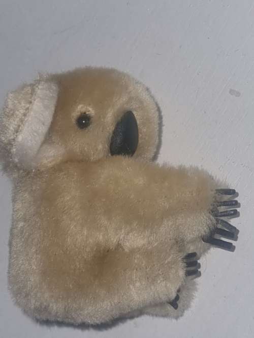 Vintage 1980s Koala Bear Clip on Toy