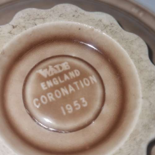1953 Coronation Ashtray by Wade England
