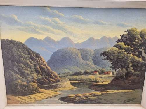 G.J. Beukes Painting - The Glen