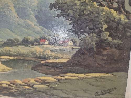 G.J. Beukes Painting - The Glen