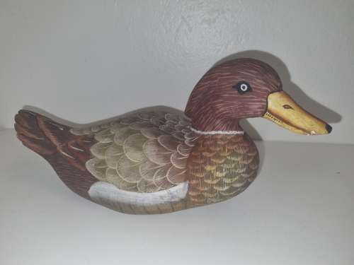 Beautiful Wooden Duck - Length 33cm