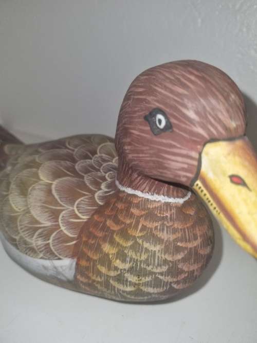 Beautiful Wooden Duck - Length 33cm