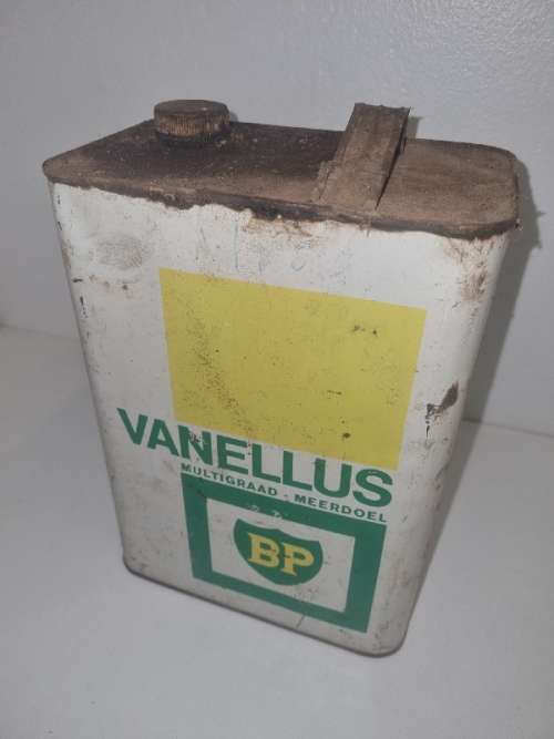 Vintage BP 1 Gallon Tin
