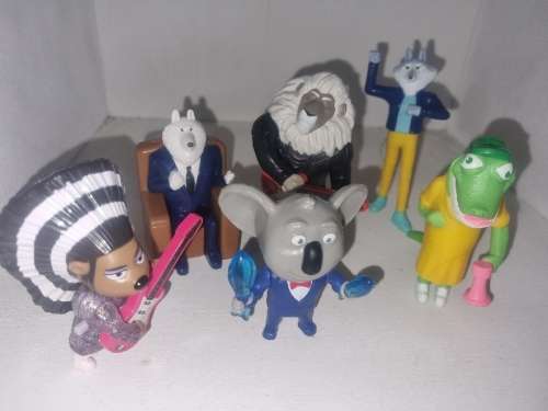 6 x McDonalds Sing 2 Toys