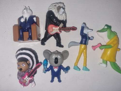 6 x McDonalds Sing 2 Toys