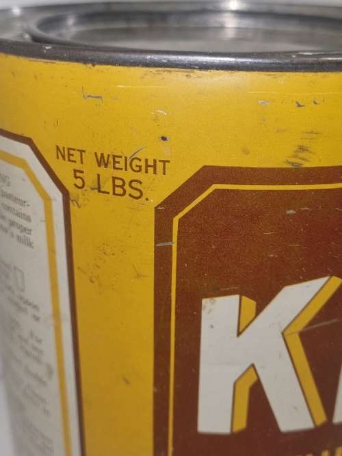 Vintage 5 LBS Klim Powdered Milk Tin - The Borden Company SA - Rare Find!!!