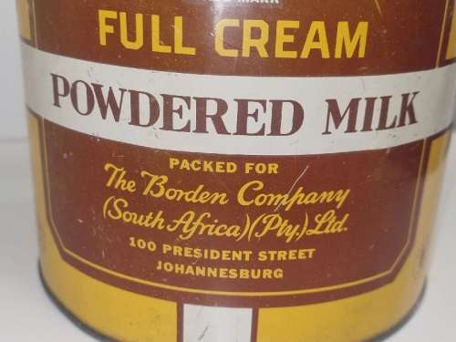 Vintage 5 LBS Klim Powdered Milk Tin - The Borden Company SA - Rare Find!!!