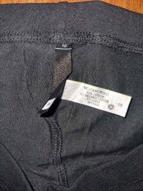 Woolworths Black Leggings - Size 10