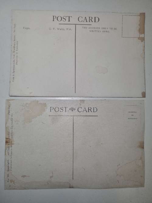 2 x Vintage Post Cards