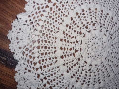 2 x Beautiful Finely Crochet Doilies