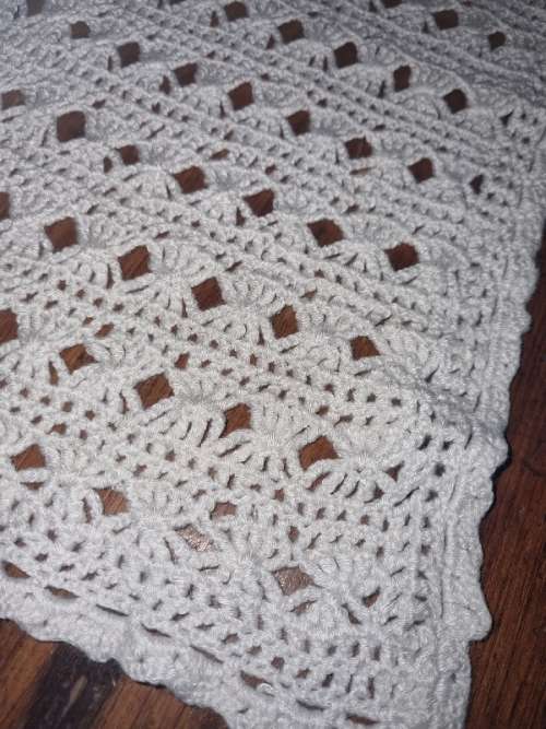Crochet Doily - 43cm x 23cm