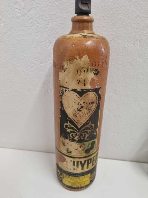 Vintage Stoneware De Kuyper Liqueur Bottle
